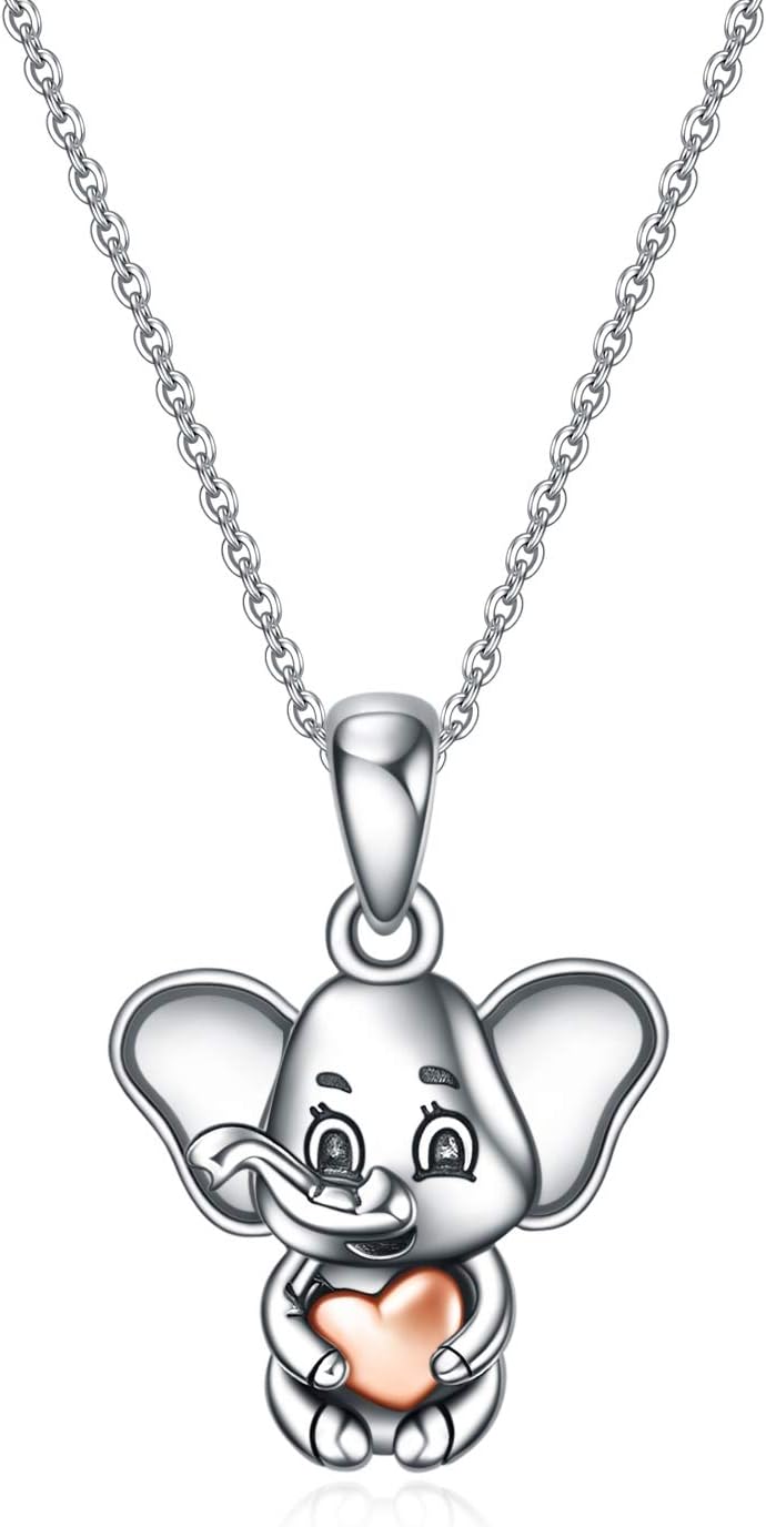 YAFEINI Tier Geschenke Sterling Silber Faultier/Panda/Fox/Pinguin/Alpaka/Kolibri/Frosch/Libellen/Fuchs/Schmetterling/Hirsch/Lama/Otter Halskette Tier Anhänger Schmuck für Frauen Geschenke