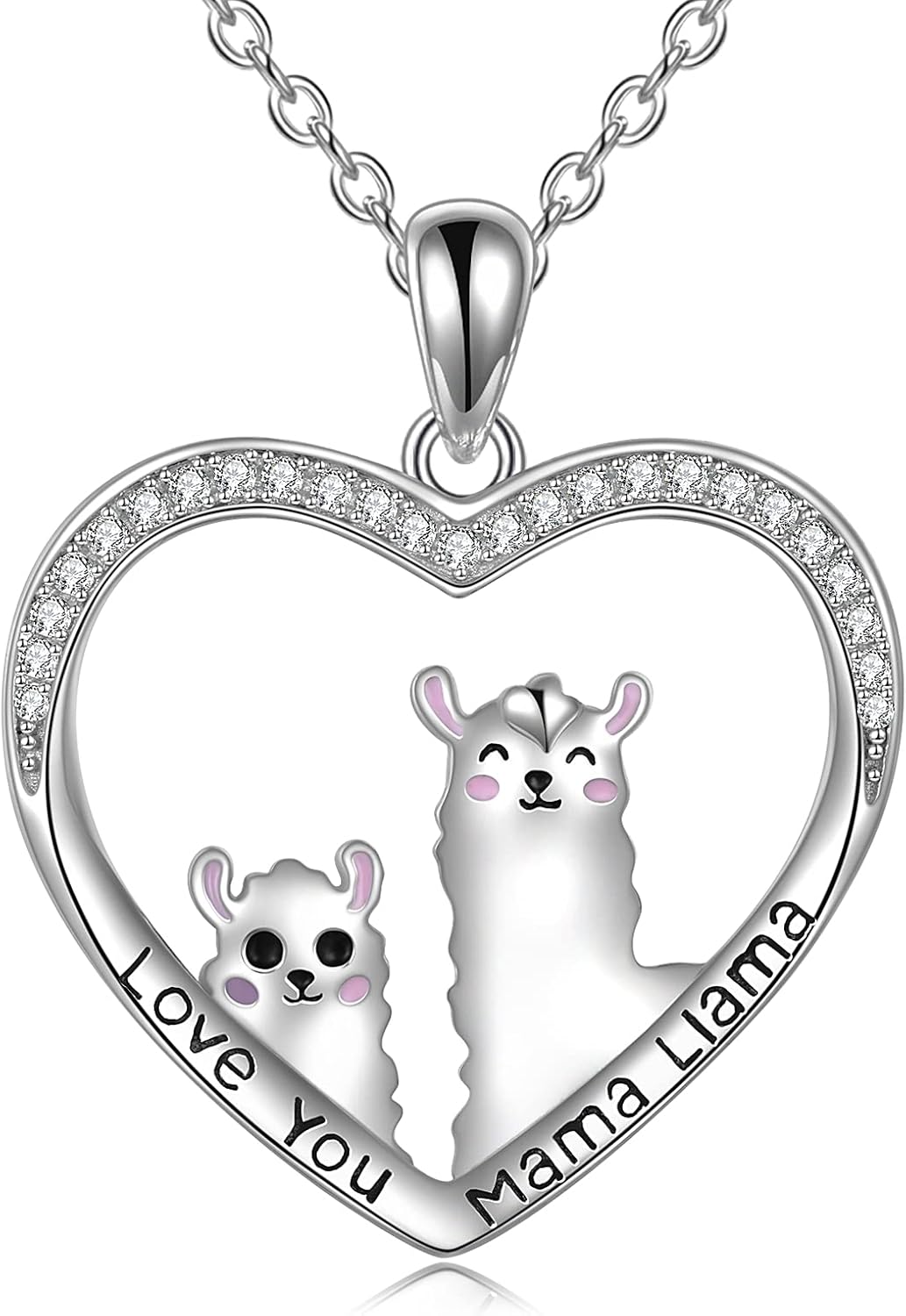 YAFEINI Tier Geschenke Sterling Silber Faultier/Panda/Fox/Pinguin/Alpaka/Kolibri/Frosch/Libellen/Fuchs/Schmetterling/Hirsch/Lama/Otter Halskette Tier Anhänger Schmuck für Frauen Geschenke