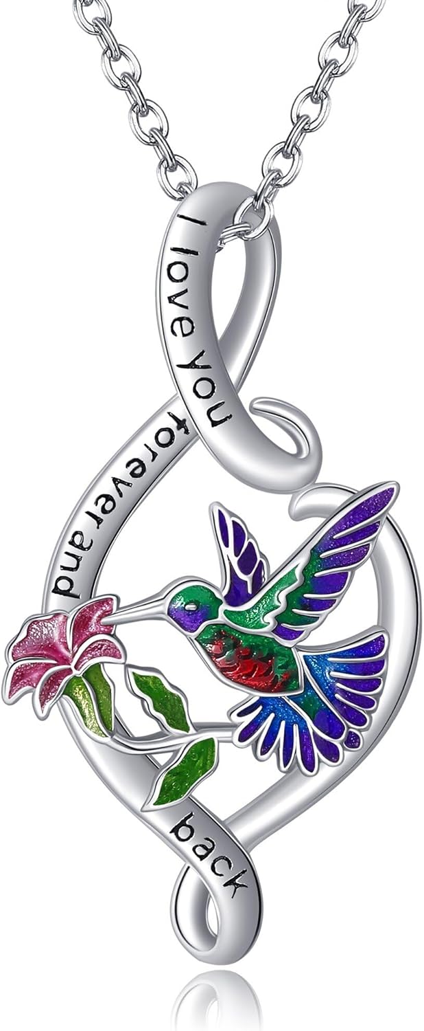 YAFEINI Tier Geschenke Sterling Silber Faultier/Panda/Fox/Pinguin/Alpaka/Kolibri/Frosch/Libellen/Fuchs/Schmetterling/Hirsch/Lama/Otter Halskette Tier Anhänger Schmuck für Frauen Geschenke