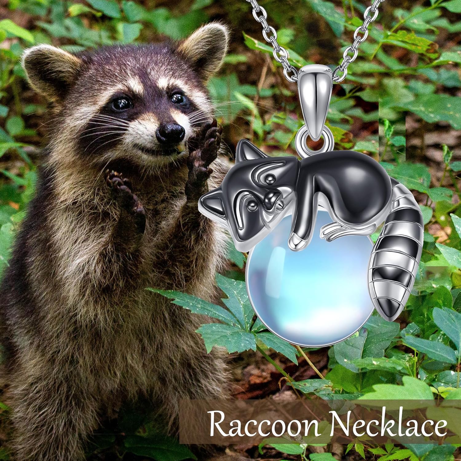 YAFEINI Tier Geschenke Sterling Silber Faultier/Panda/Fox/Pinguin/Alpaka/Kolibri/Frosch/Libellen/Fuchs/Schmetterling/Hirsch/Lama/Otter Halskette Tier Anhänger Schmuck für Frauen Geschenke